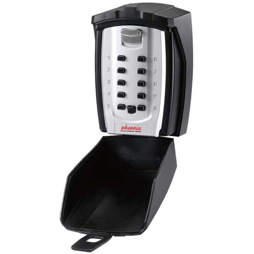 Phoenix KS0003C Kültéri Számzáras Fali kulcsszéf - Fekete