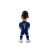 Minix Mbappe #7 PSG figura, hátulnézet