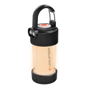 Latarka kempingowa LEDLENSER ML4 Warm Light, 300 lumenów, przenośna, z haczykiem karabińczykowym, podwójny system zasilania, ciepłe białe światło - Kemping i turystyka piesza
