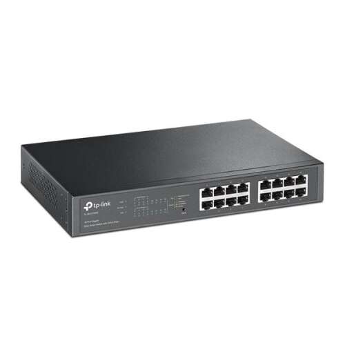 TP-Link TL-SG1016PE Gestionate L2 Gigabit Ethernet (10/100/1000) Power over Ethernet (PoE) Suport 1U Negru