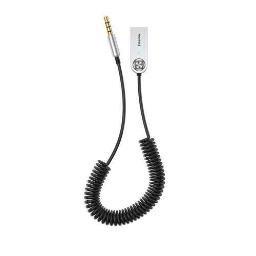 Baseus BA01 USB Wireless Bluetooth 5.0 AUX adapter/ 3.5mm jack kábel (CABA01-01), fekete 39766060