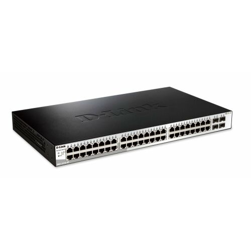 Angled view of D-Link DGS-1210-52/E 48-Port Gigabit Switch