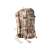 Back View of 48.5L Brown Camo Tactical Military Backpack with Straps