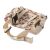 Angled View of Detachable Waist Pack with Strap of Brown Camo Tactical Backpack