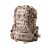 Back view of 48.5L Brown Camo Tactical Military Backpack