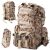 Colaj cu rucsacul tactic militar camuflaj maro de 48,5L cu borseta detasabila