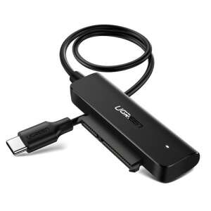 Ugreen SATA to Type-C adapter, black, for connecting 2.5 inch SATA HDD or SSD to a USB-C port - IDE & SATA Adapter
