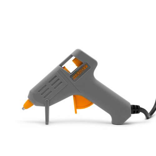 Gray Handy 15W hot melt glue gun, 7mm, for crafts, DIY projects, and home repairs