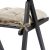 AmeliaHome Aleksa Cream Chair Cushion Tie Detail - Glamour Style