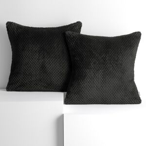 Черни релефни геометрични калъфки за възглавници Decoking HENRY - Декорация