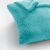 Textured detail of a Decoking HENRY turquoise cushion cover