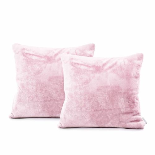 DecoKing MIC puder roza navlaka za jastuk, klasični stil, 45x45 cm