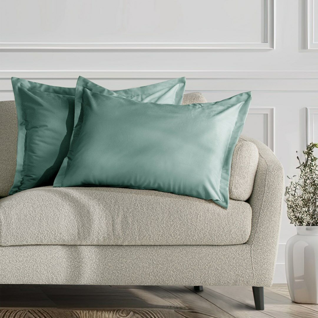 Díszpárnahuzat VELVET mentazöld glamour bársony 50x70 ameliahome