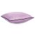 AmeliaHome Velvet powder pink cushion cover with black trim, side view