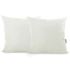 DecoKing AXEL białe poszewki na poduszki 40x40 cm, wzór pikowany - DecoKing