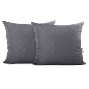 DecoKing AXEL graphite grey cushion cover 50x60 cm with geometric pattern - Decoration