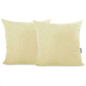 Obliečky na vankúše DekoKing AXEL Krémové 40x40 cm, Dekoratívne vankúše - Posteľná bielizeň