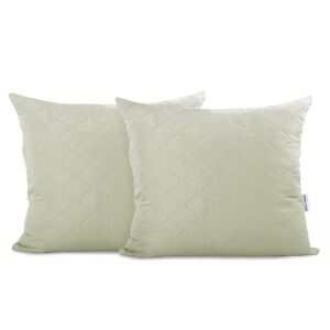 DecoKing AXEL beige cushion cover, 50x60 cm, quilted pattern - DecoKing
