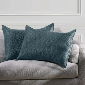 AmeliaHome LAILA gri grafit matlasate fețe de pernă pe canapea - Huse pentru perne decorative