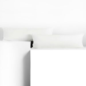 DecoKing AMBER fehér dzsörzé díszpárnahuzat 20x120 cm - DecoKing