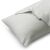Close-up of DecoKing AMBER white cushion cover with zipper