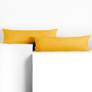 DecoKing AMBER sárga dzsörzé díszpárnahuzat, 20x145 cm - DecoKing