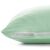 Close-up of DecoKing AMBER mint green body pillow cover with zipper