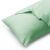 Close-up of DecoKing AMBER mint green pillow cover with RESTILO tag
