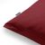 Close-up of DecoKing AMBER burgundy jersey pillow cover fabric and tag
