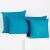 DecoKing AMBER blue jersey cushion covers set