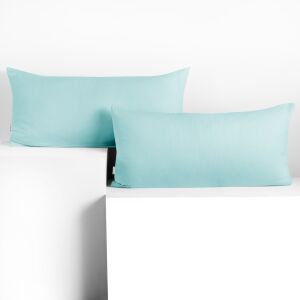DecoKing AMBER mint green jersey cushion cover 40x120 cm - DecoKing