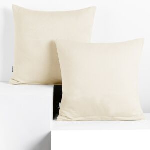 DecoKing AMBER Cream Jersey Cushion Cover 80x80 cm - Cushion cover
