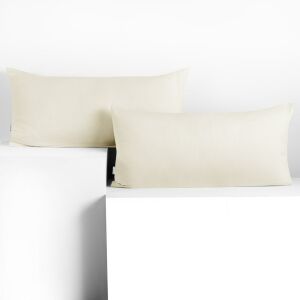 DecoKing AMBER Cream Jersey Pillowcase 40x80 cm - Cushion cover