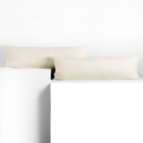 DecoKing AMBER creme Jersey Zierkissenbezug 40x145 cm