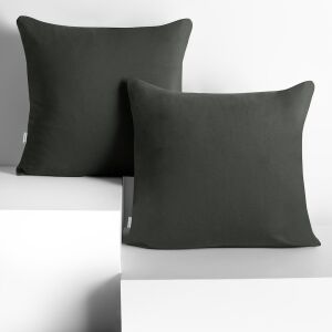 Decorative cushion cover AMBER graphite grey jersey 50x50 DecoKing 142544932 - Bedding
