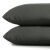 Stacked DecoKing AMBER graphite grey cushion covers