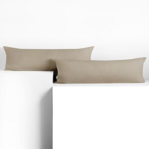 DecoKing AMBER cappuccino džersejová obliečka na vankúš 20x145 cm - DecoKing