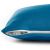DecoKing AMBER blue cushion cover with zipper closure detail