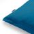 Close-up of DecoKing AMBER blue jersey cushion cover with Restilo tag