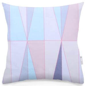 Poszewka dekoracyjna Decoking Ducato, 50x60 cm, geometryczny wzór w pastelowych kolorach - Pościel