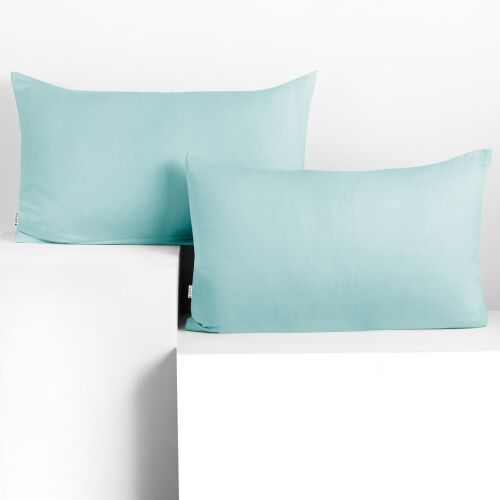 DecoKing AMBER mint green jersey cushion cover 50x60 cm