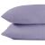 Close-up of two DecoKing AMBER light purple cushion covers