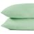 Stacked DecoKing AMBER mint green cushion covers