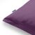 Close-up of DecoKing AMBER purple jersey cushion cover corner