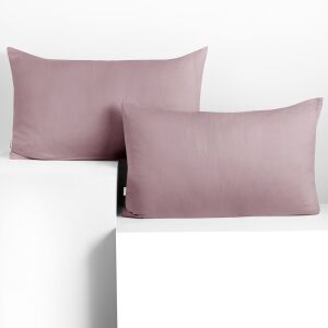 DecoKing AMBER light purple jersey cushion cover 50x60 cm - DecoKing