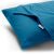DecoKing AMBER blue jersey cushion cover with zipper detail