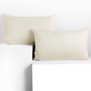 DecoKing AMBER krémový džersejový obliečka na vankúš 50x60 cm - DecoKing