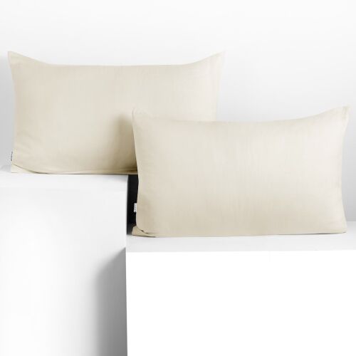 DecoKing AMBER creme Jersey Kissenbezug 50x60 cm