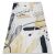 Hakano ARLEN ABSTRACT1 white abstract rug, full view