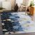 Hakano ARLEN CUBE blue geometric rug in room setting